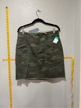 NWT Democracy Ab"solution Camo Utility Mini Skirt Size 10